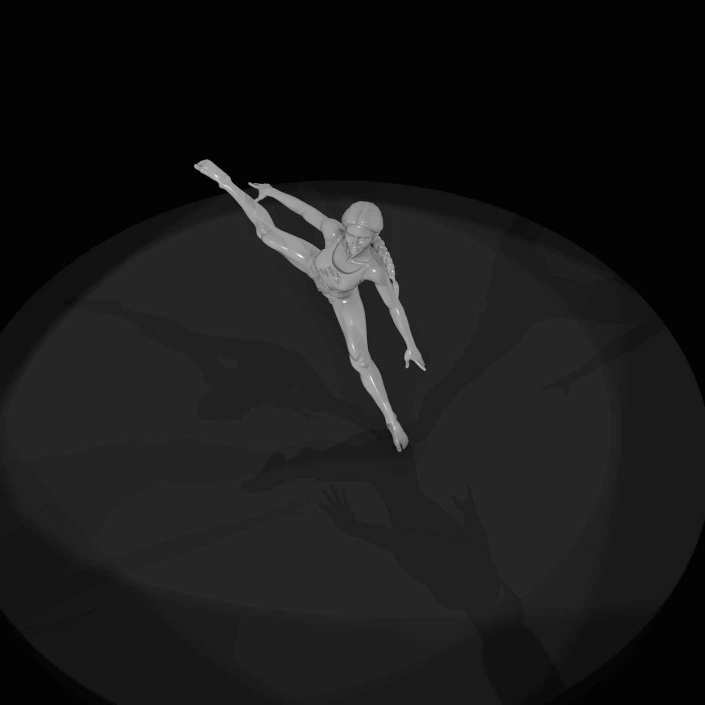 Pole Dancer Figure (estimated) — Pole Cartwheel