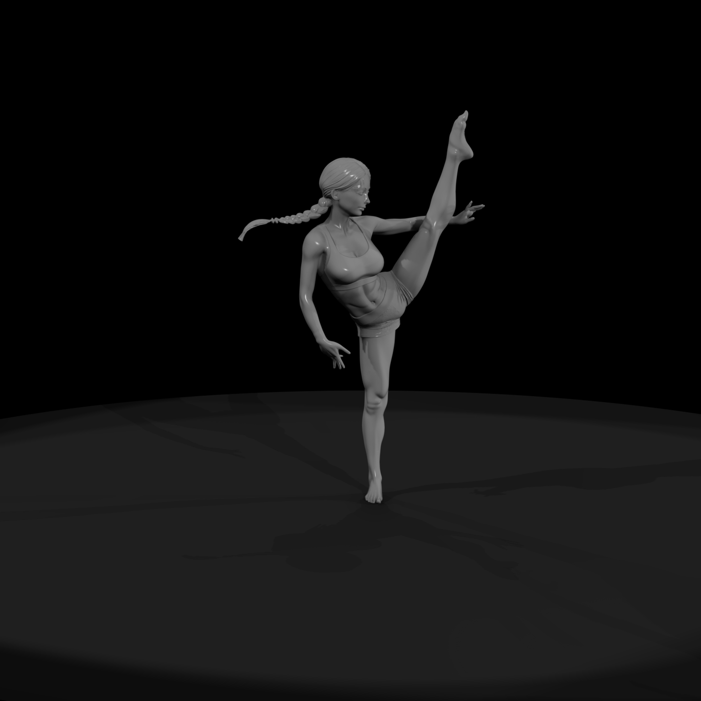 pole dancing completion reverse fan