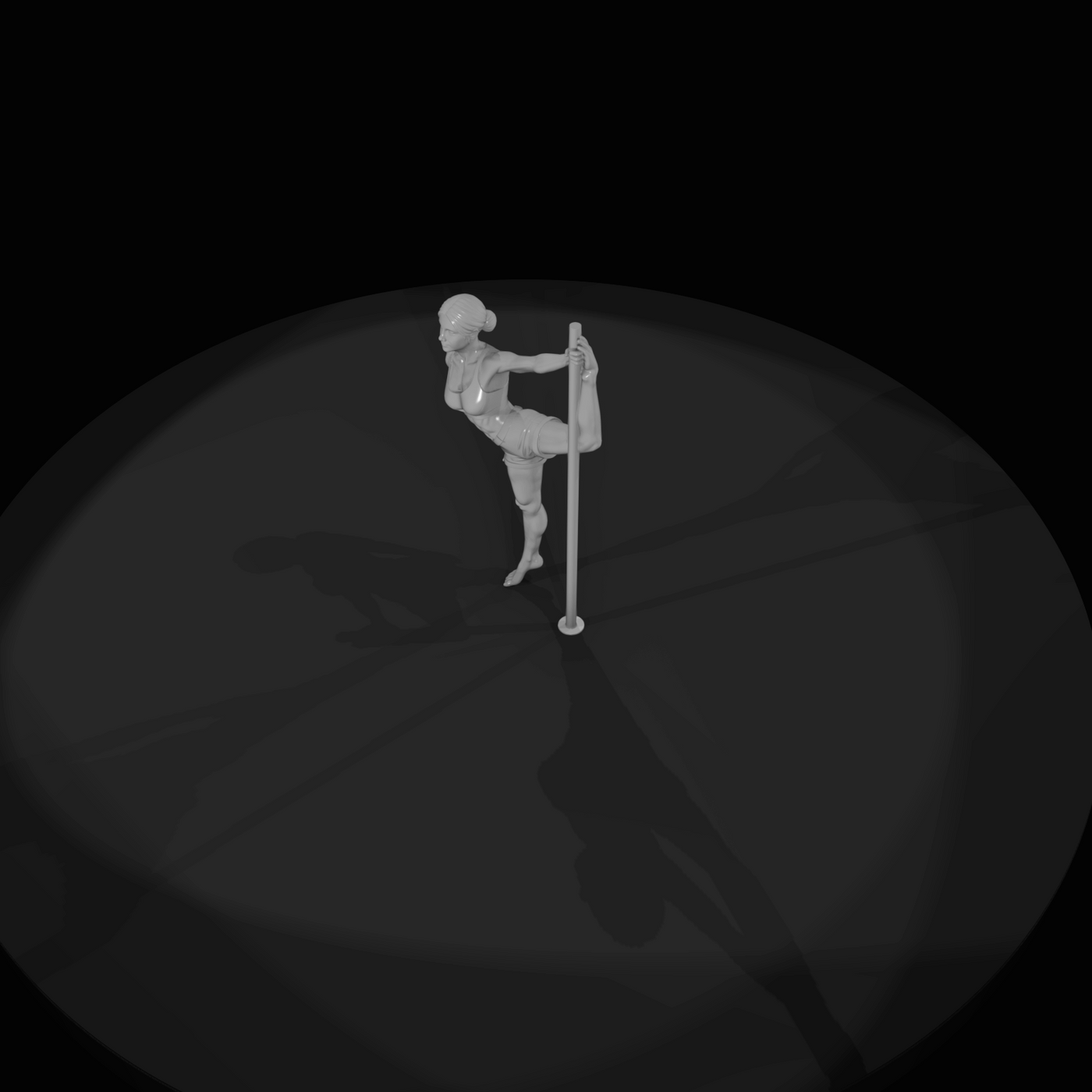 Pole Dancer Figure (estimated) — Reverse Grab