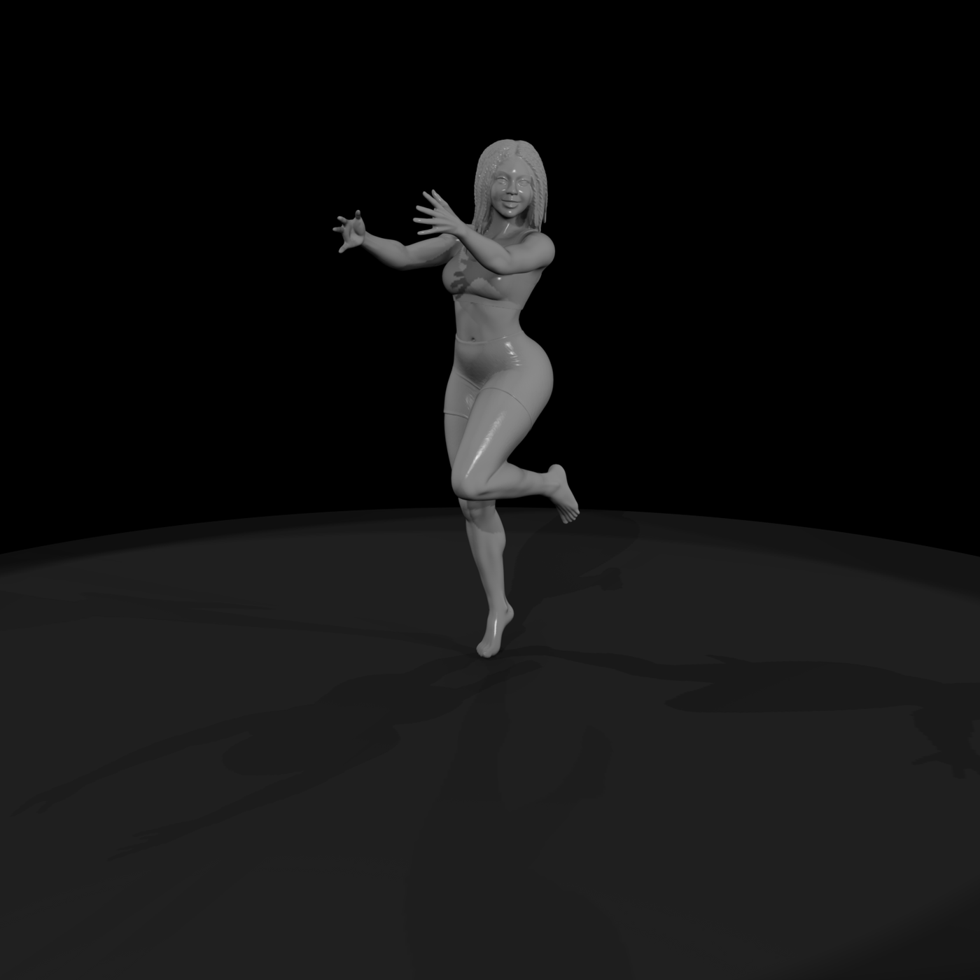 pole dancing completion reverse knee