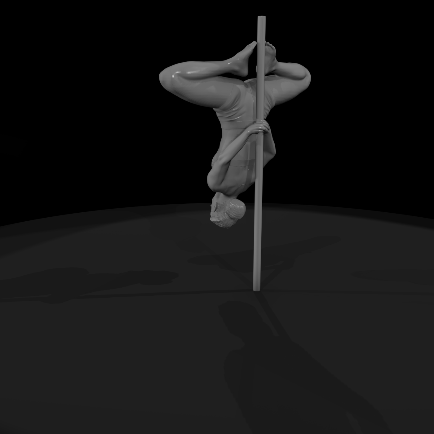 pole dancing completion thigh hold