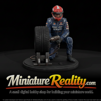 Pit Crew Tire Changer miniature, three-quarter view — thumbnail 1