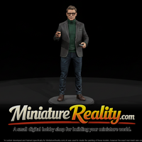 Academic Lecturer Presenting miniature, three-quarter view — thumbnail 1