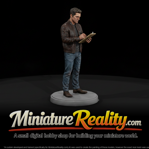 Autograph Table Guest miniature, three-quarter view
