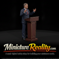 Public Speaker with Podium — thumbnail 1