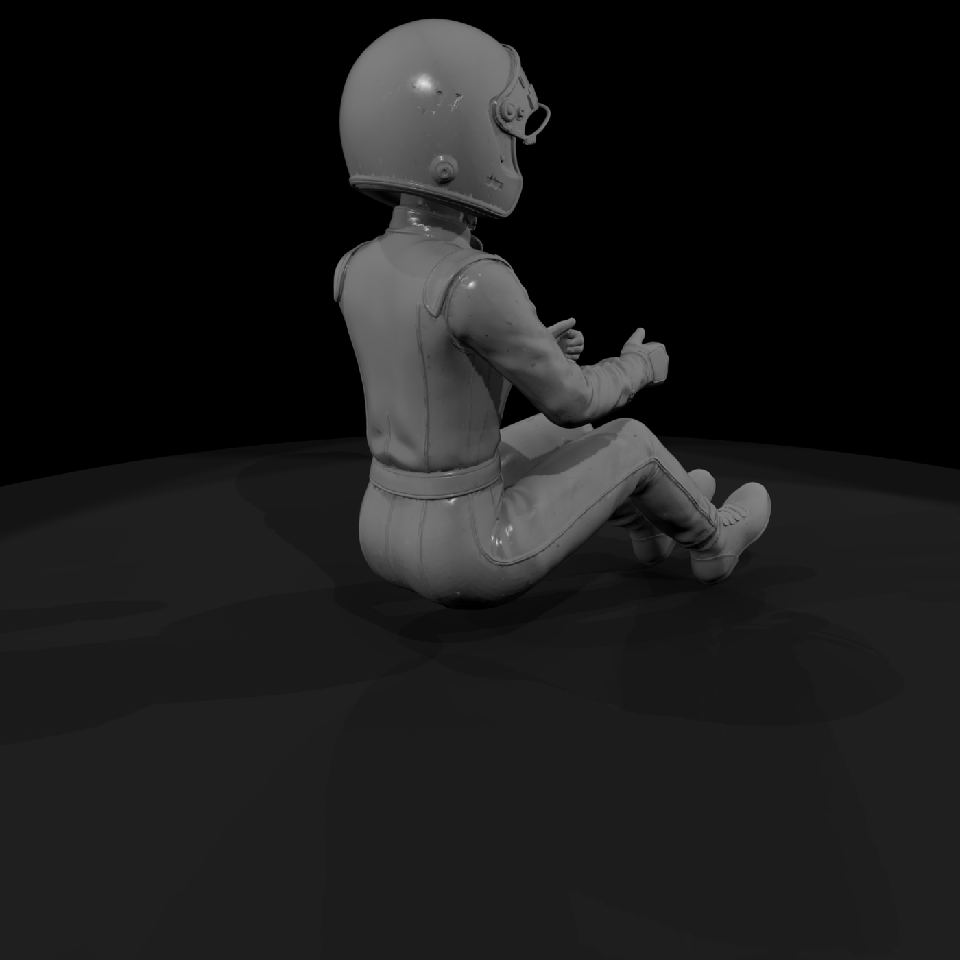 Race Car Driver Figure