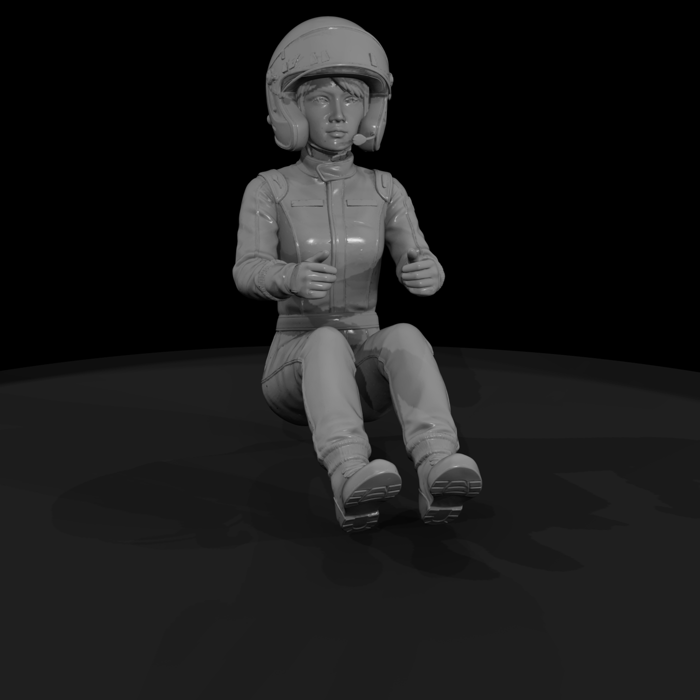Race Car Driver Figure