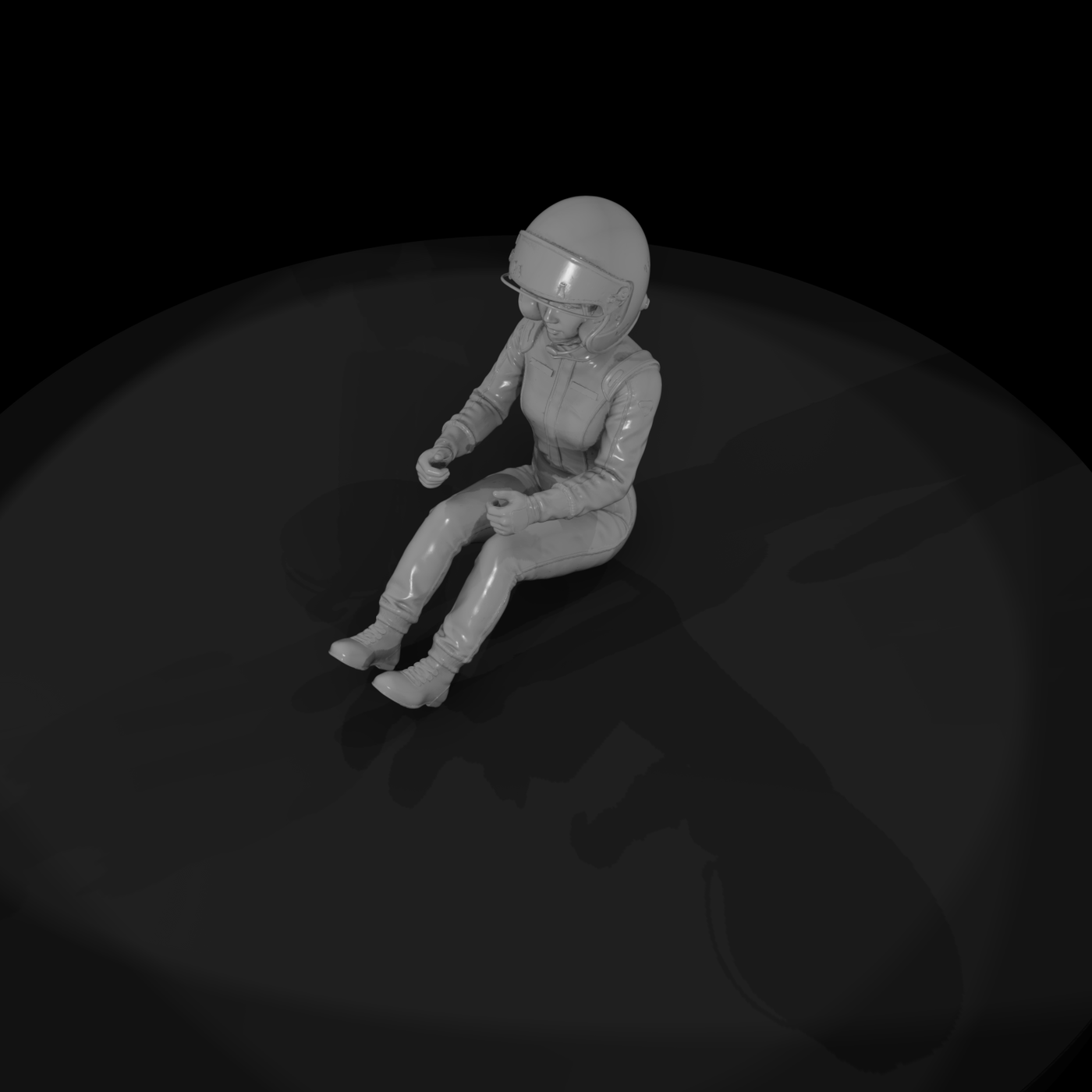 Race Car Driver Figure