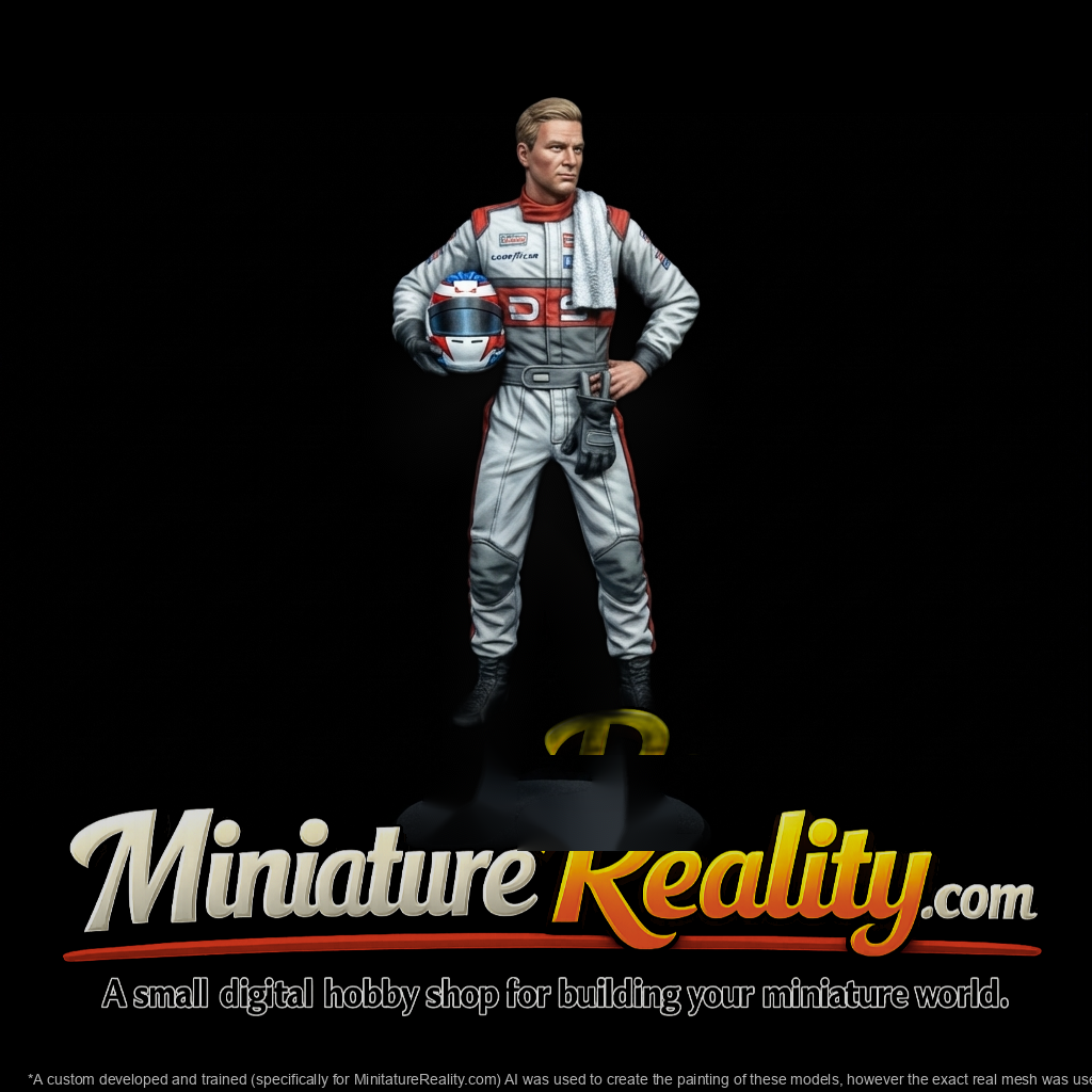 Modern Racing Driver Figure