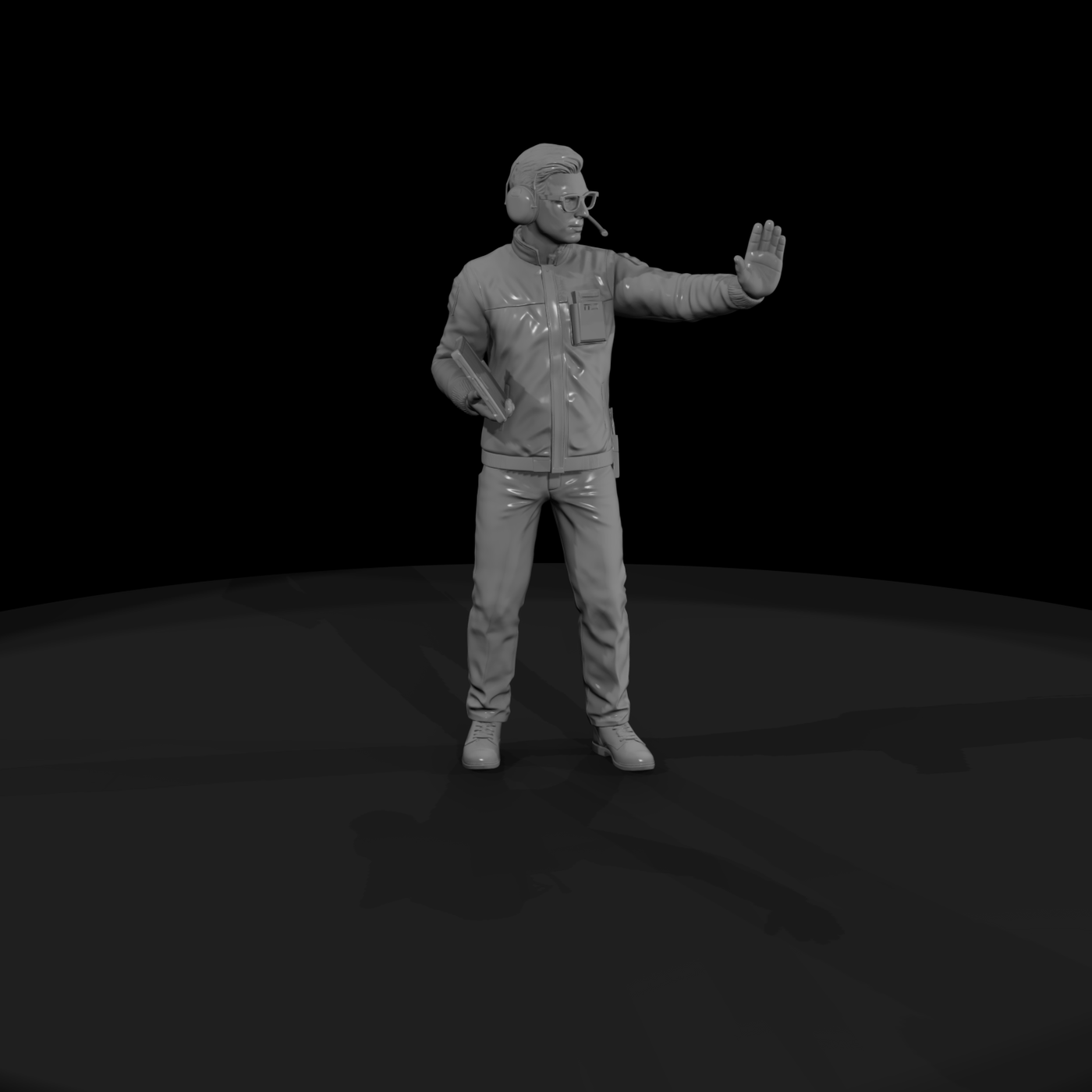 Pit Wall Strategist Figure