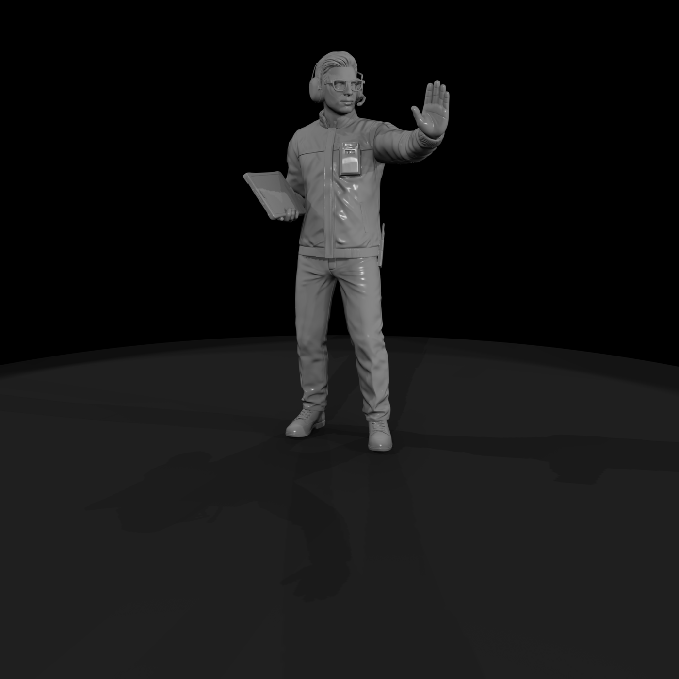 Pit Wall Strategist Figure