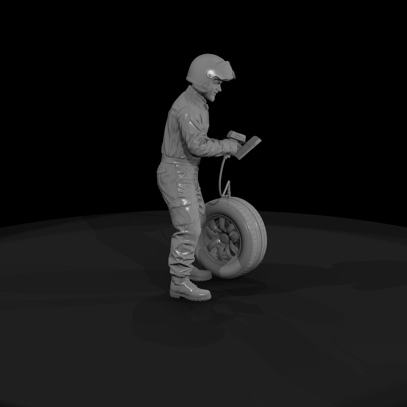 Pit Crew Technician Figure
