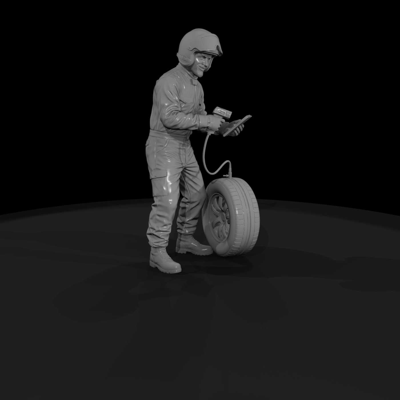 Pit Crew Technician Figure