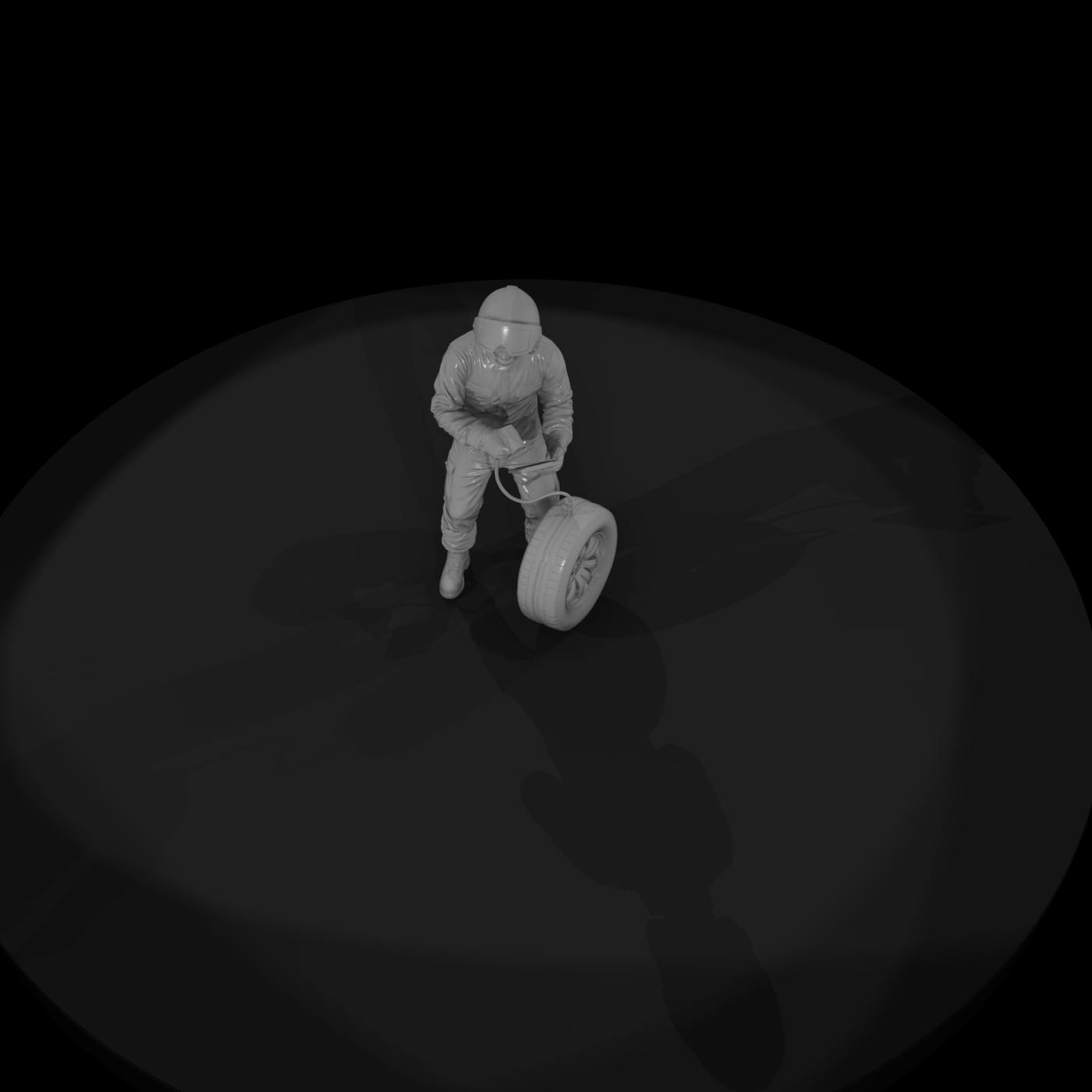 Pit Crew Technician Figure