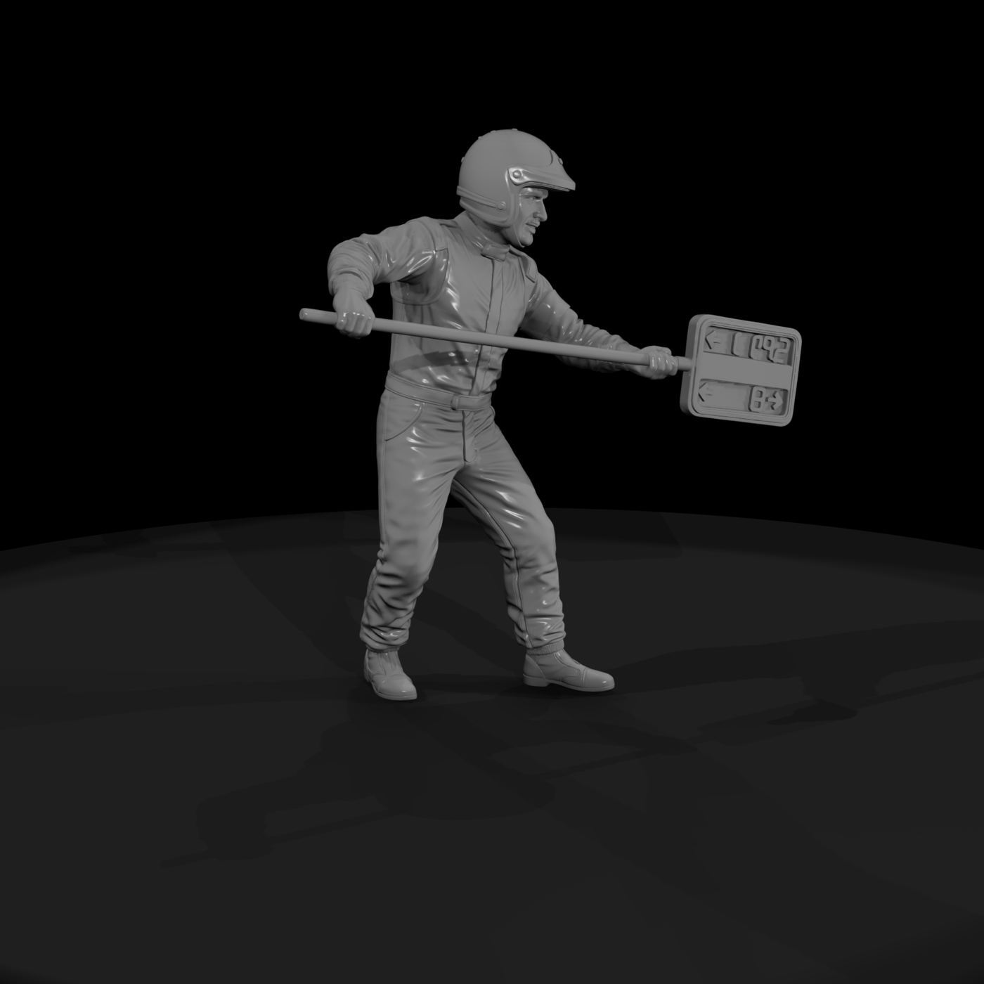 Pit Board Operator Figure