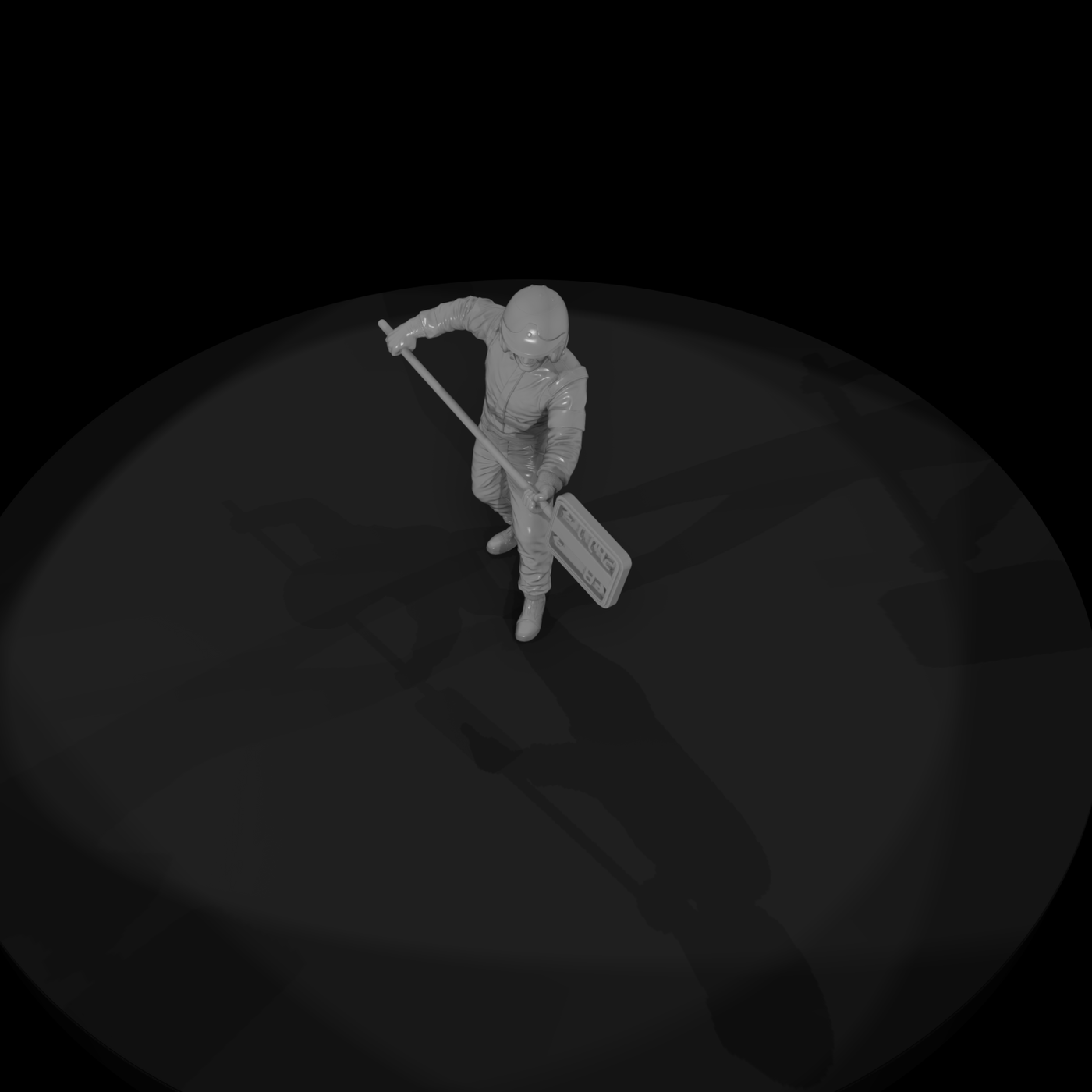 Pit Board Operator Figure