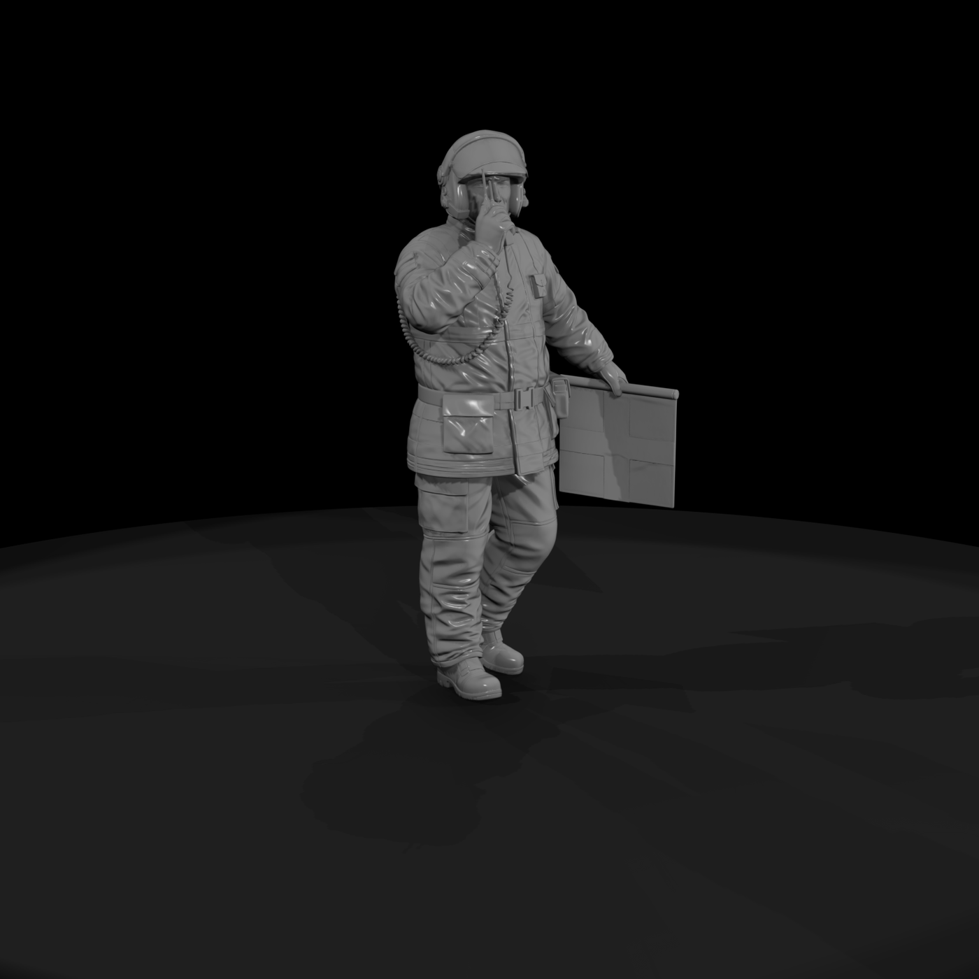 Pit Lane Safety Marshal Figure