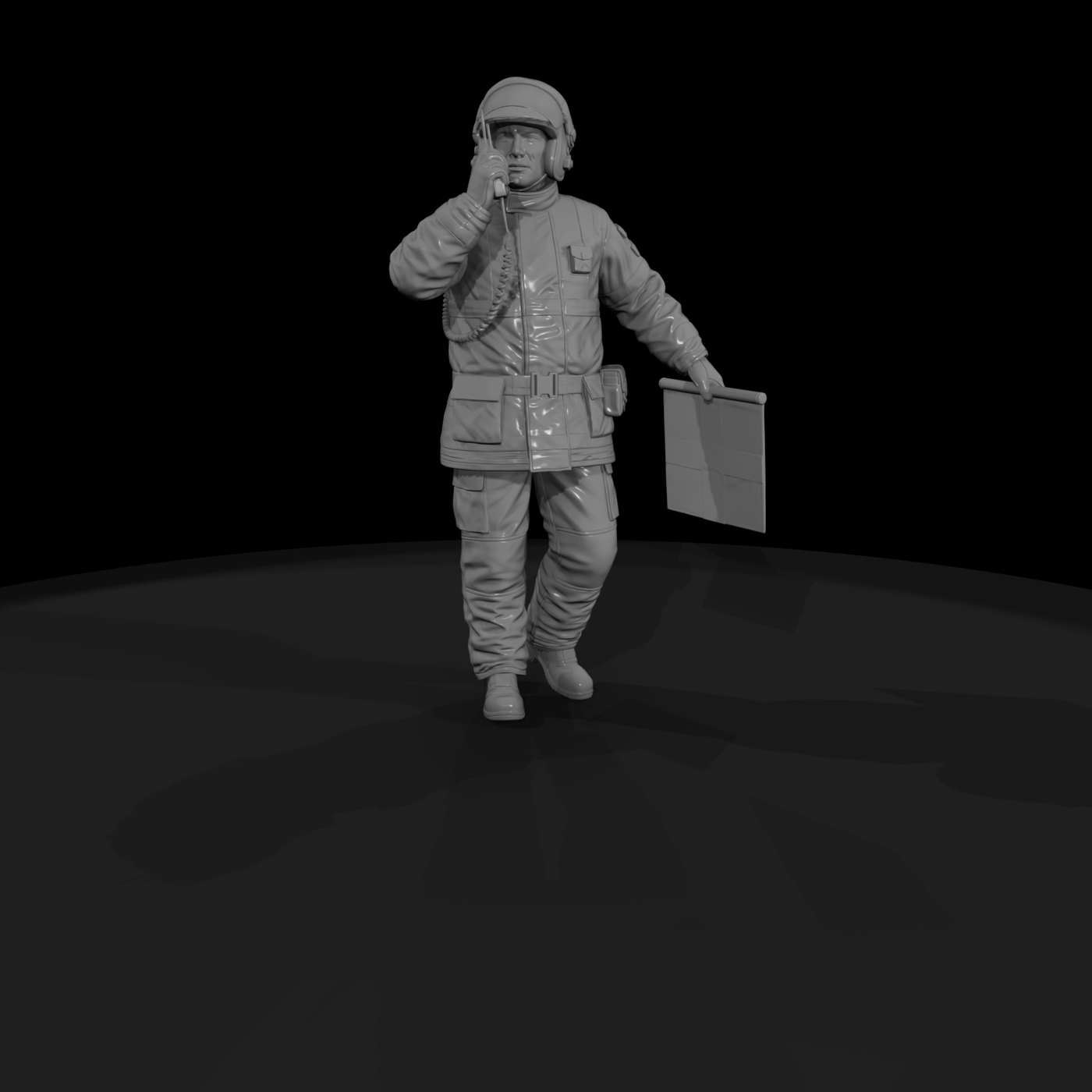 Pit Lane Safety Marshal Figure