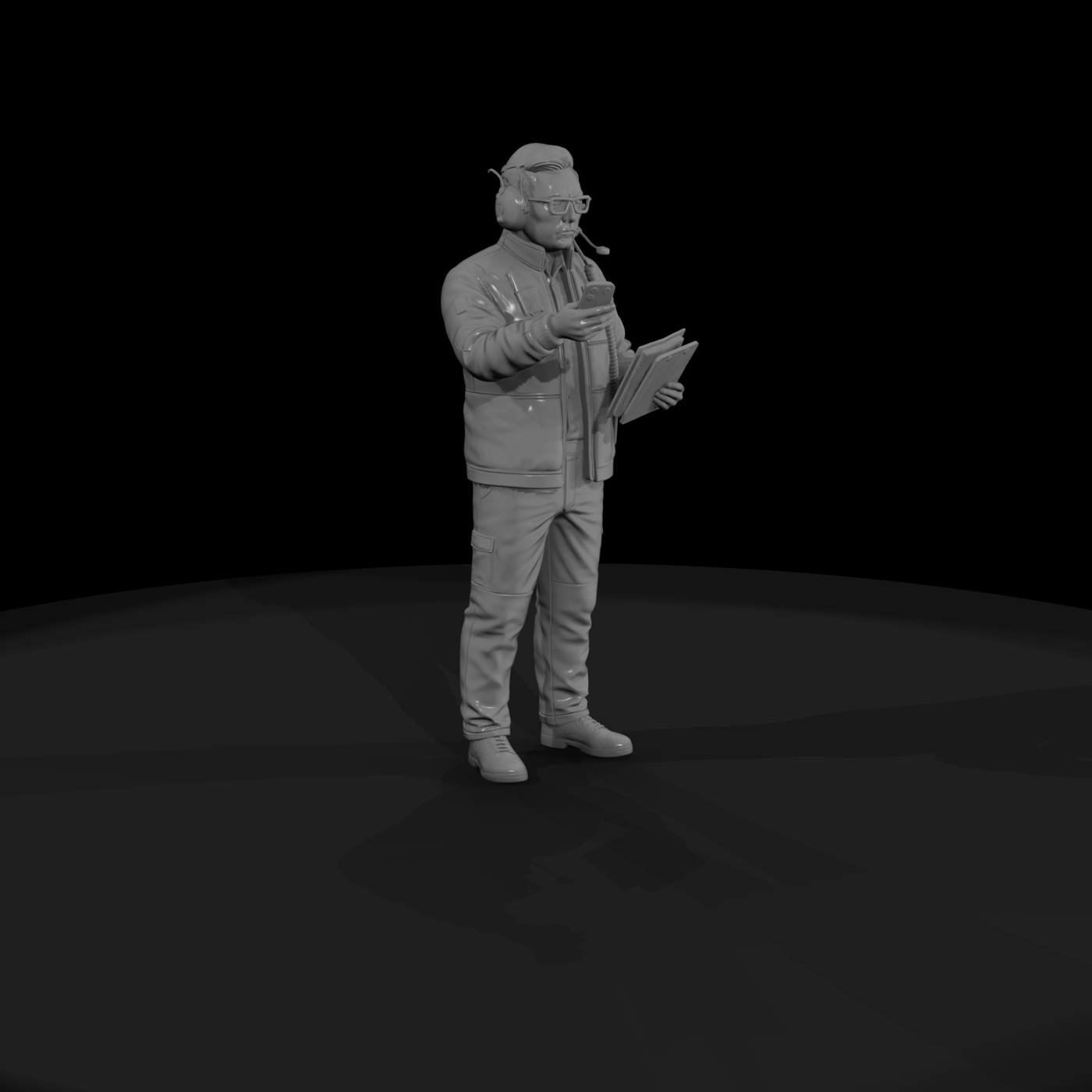 Chief Engineer Racing Figure