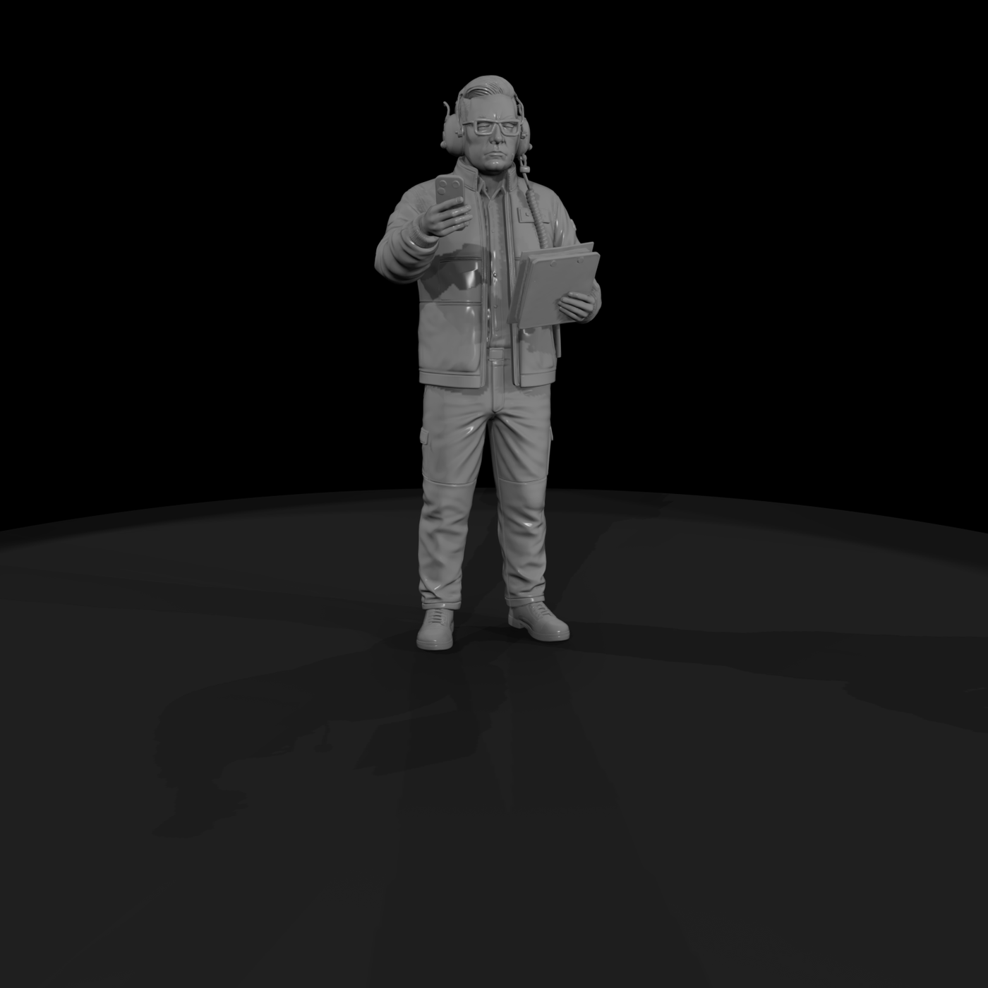 Chief Engineer Racing Figure