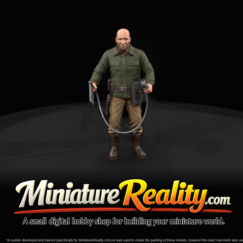 Railroad Brake Tester — 1950s Railroad Worker (3D Printable)