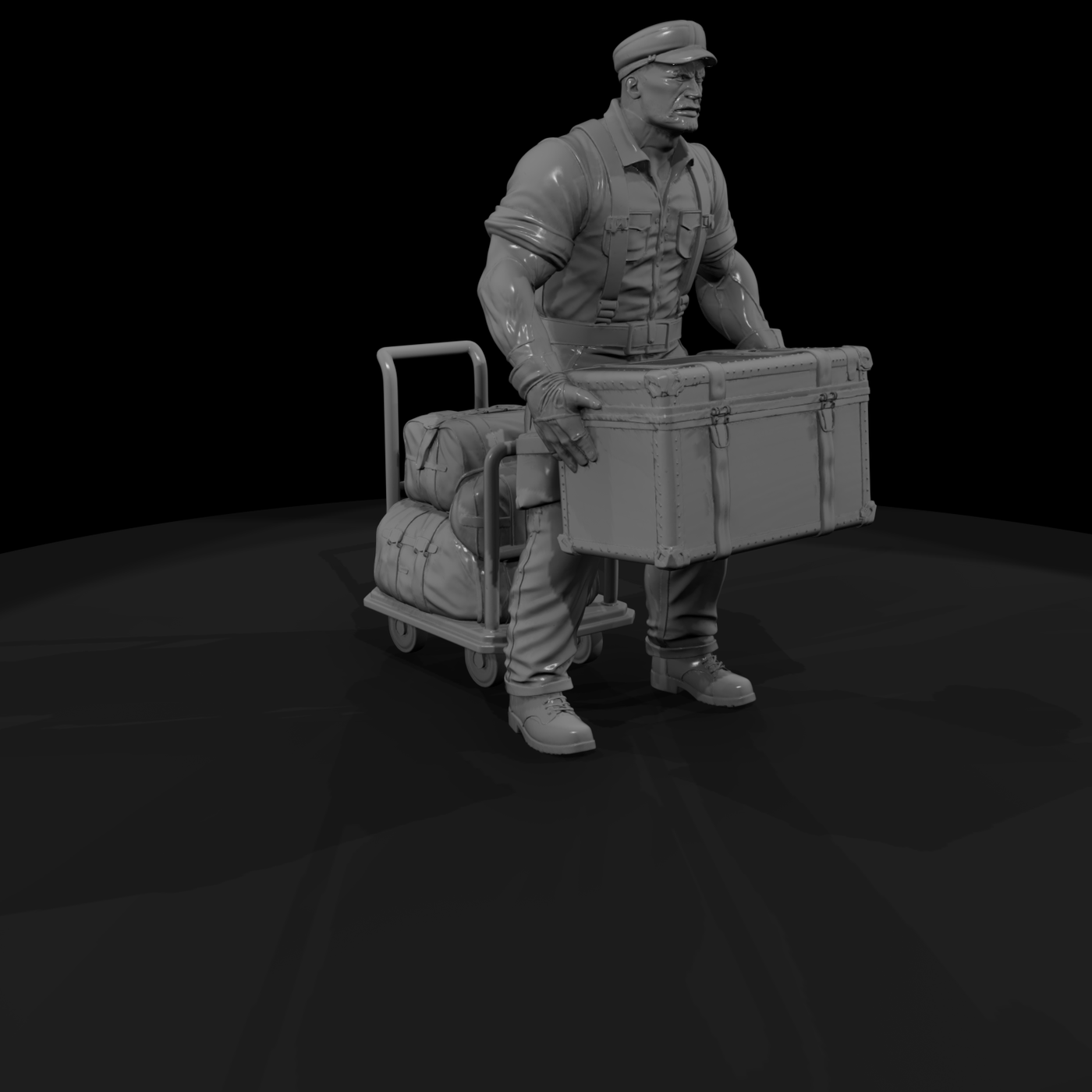railroad personnel baggage handler
