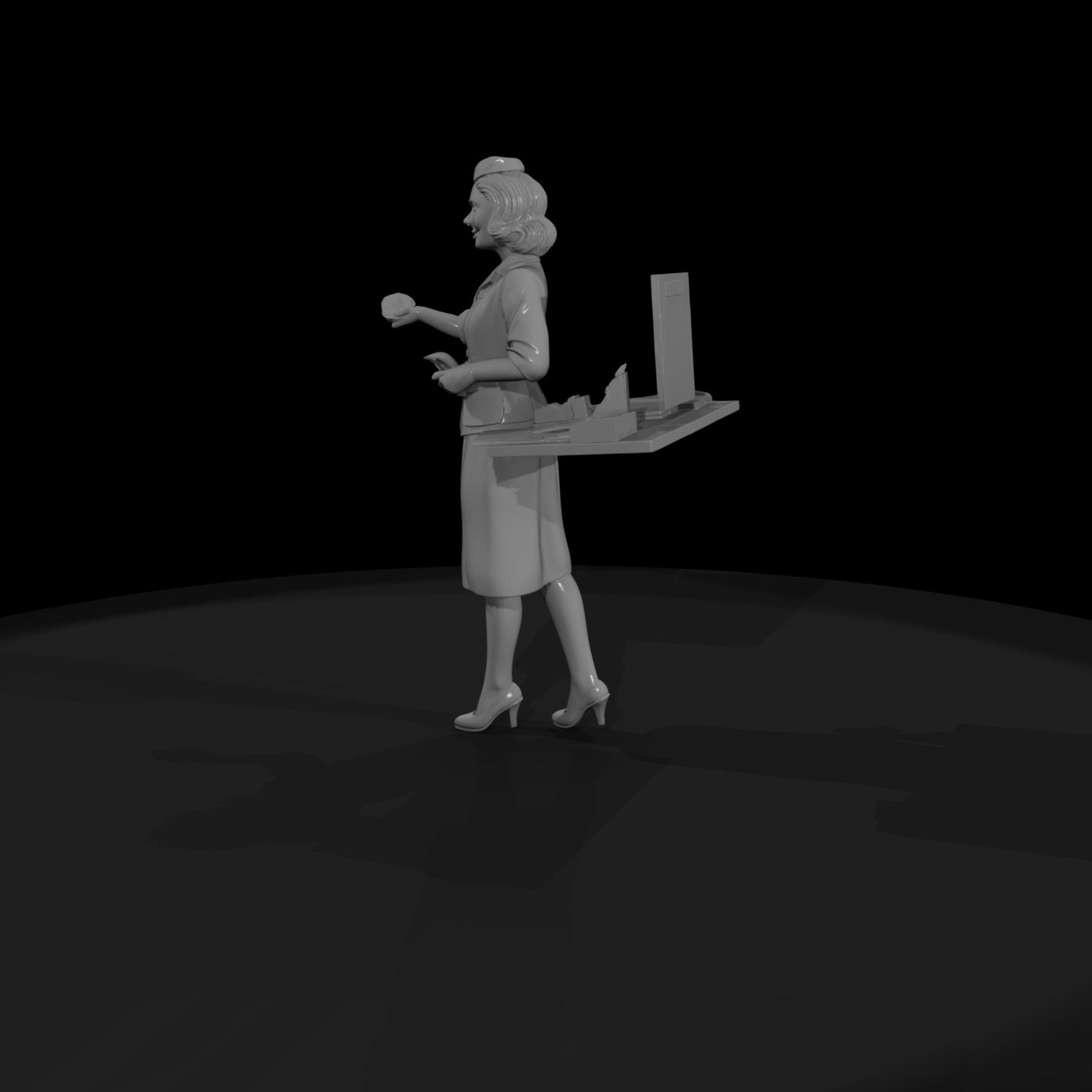 railroad personnel female ticket agent
