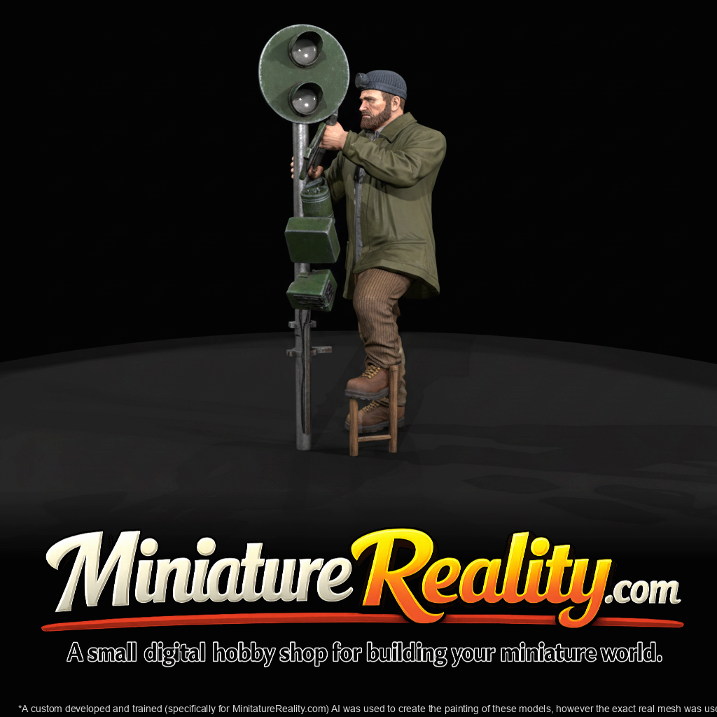 railroad personnel freight yard signal