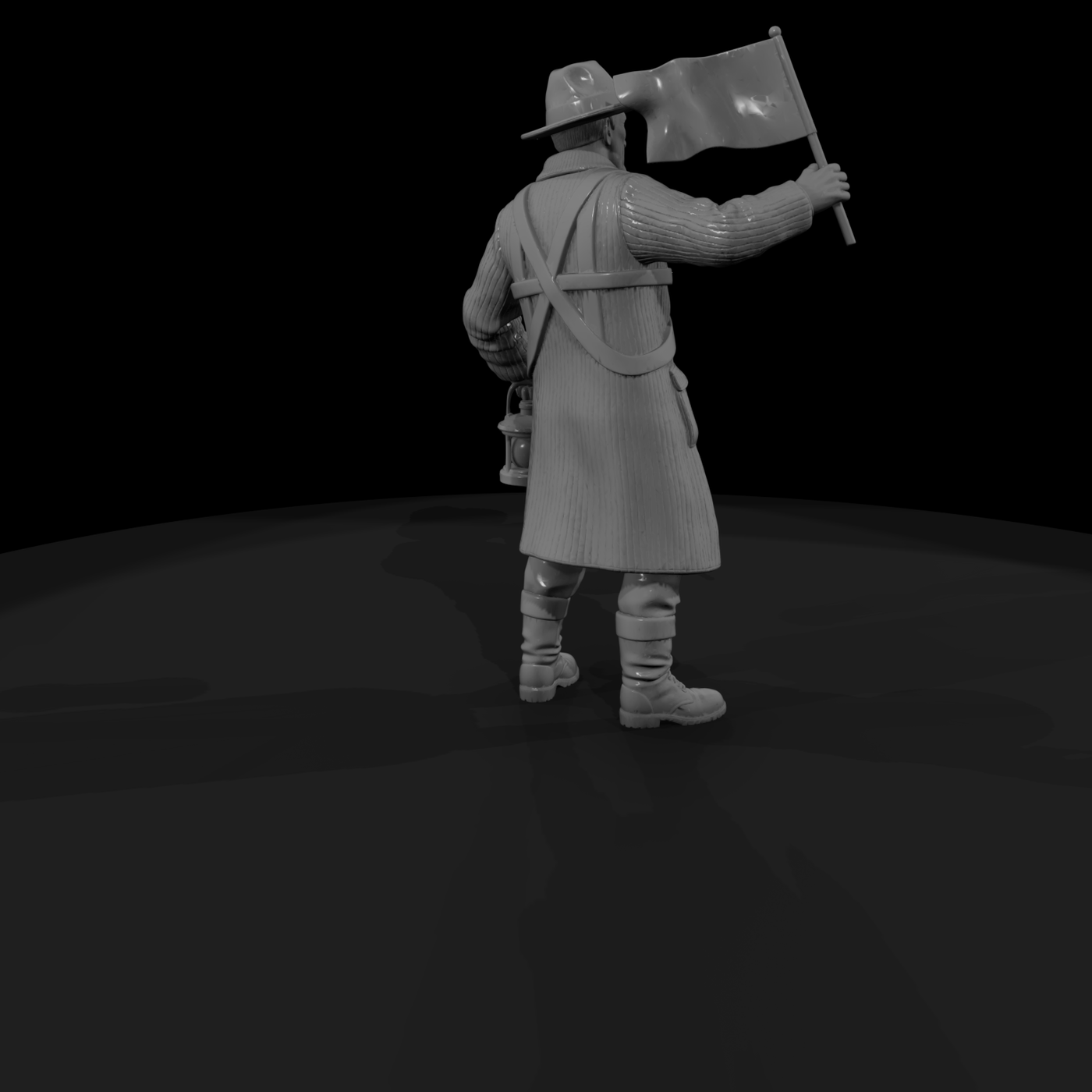 Level Crossing Flagman