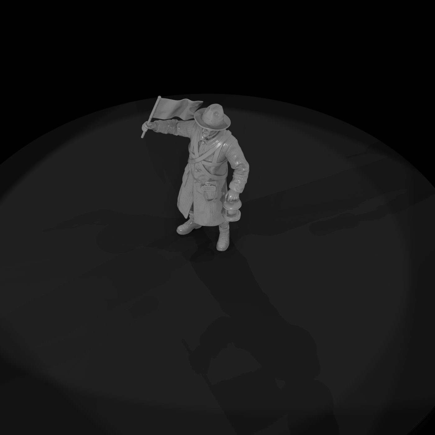 Level Crossing Flagman
