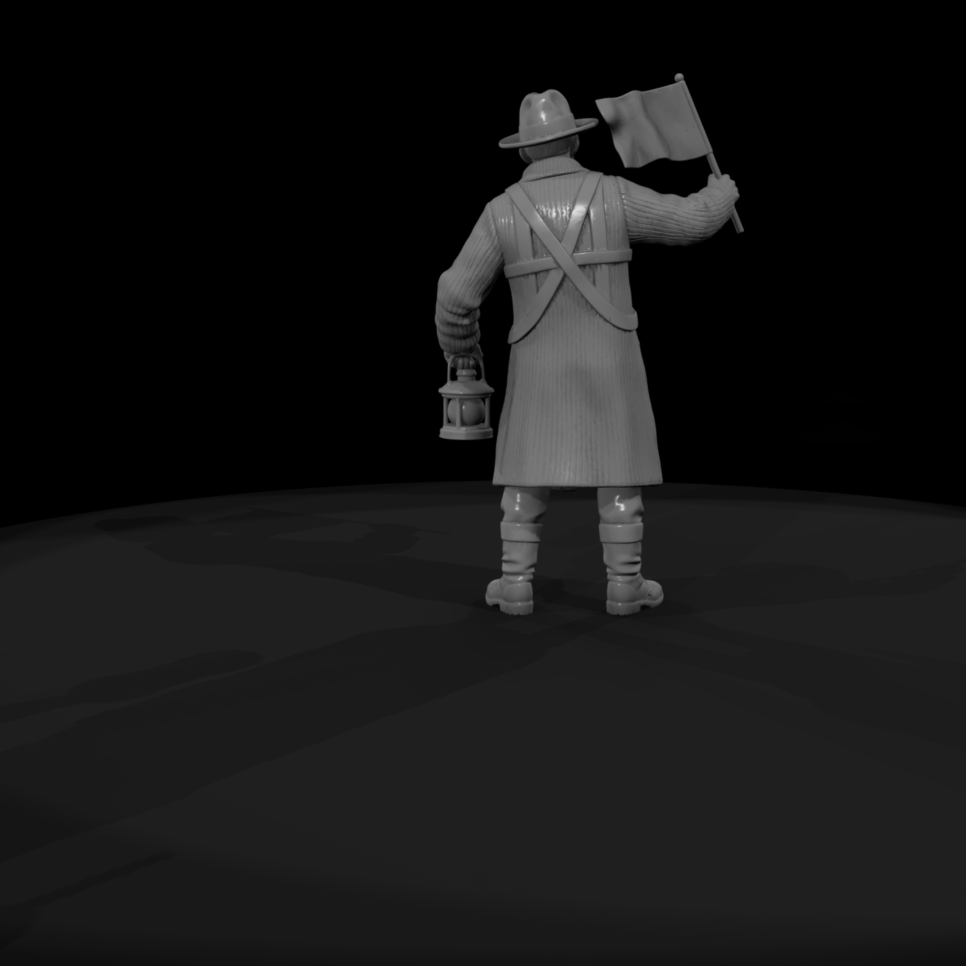 Level Crossing Flagman