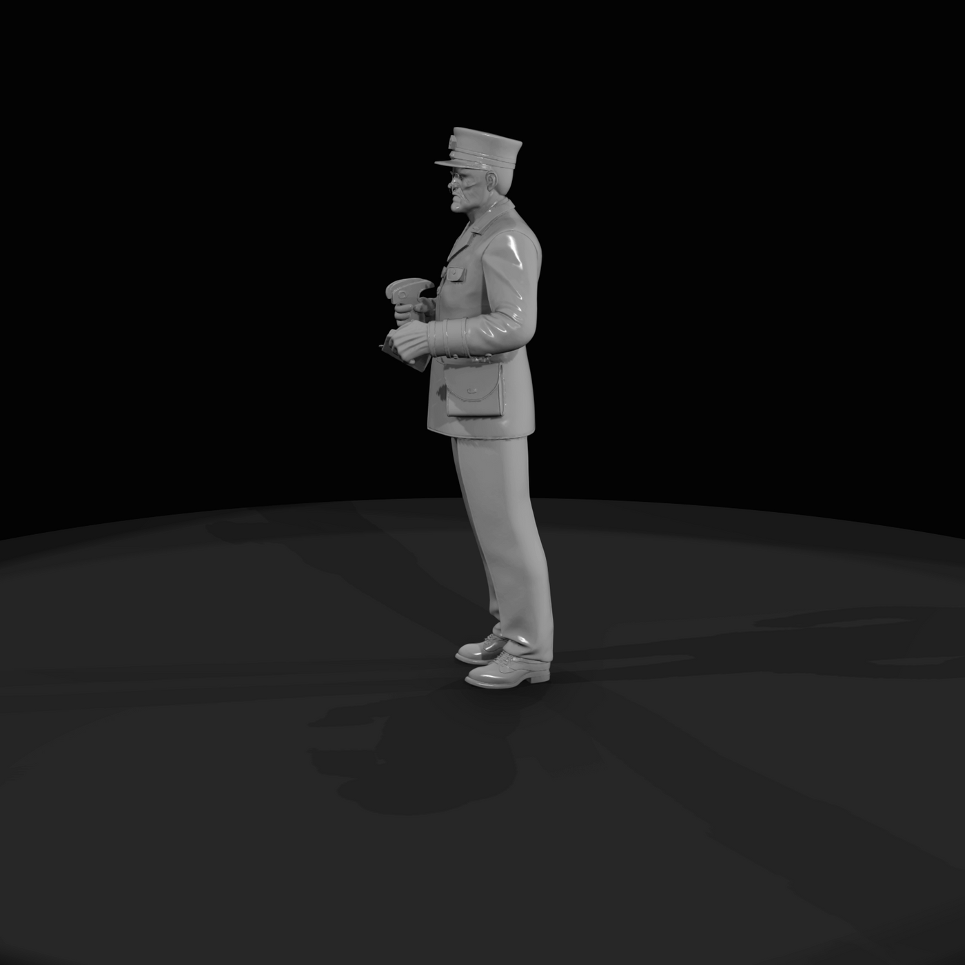 railroad personnel passenger train conductor (1950s)