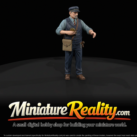 railroad personnel platform ticket collector
