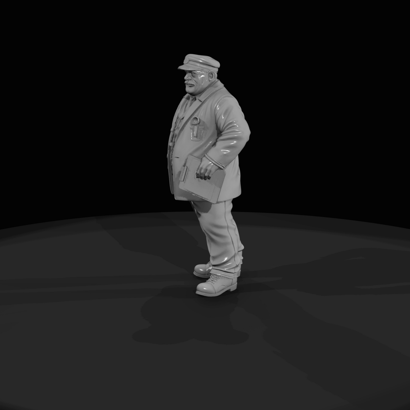 railroad personnel roundhouse foreman (1950s)