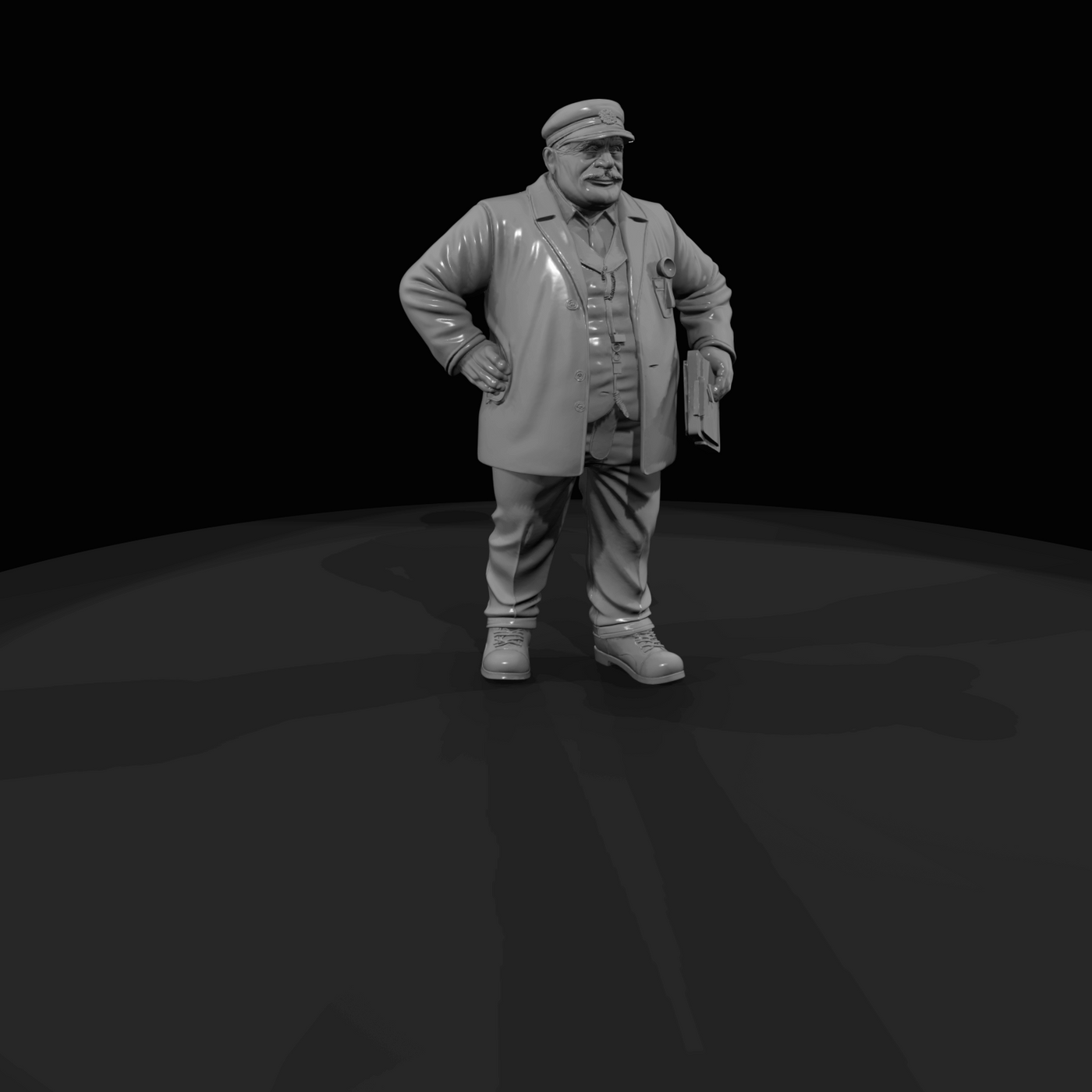 railroad personnel roundhouse foreman (1950s)