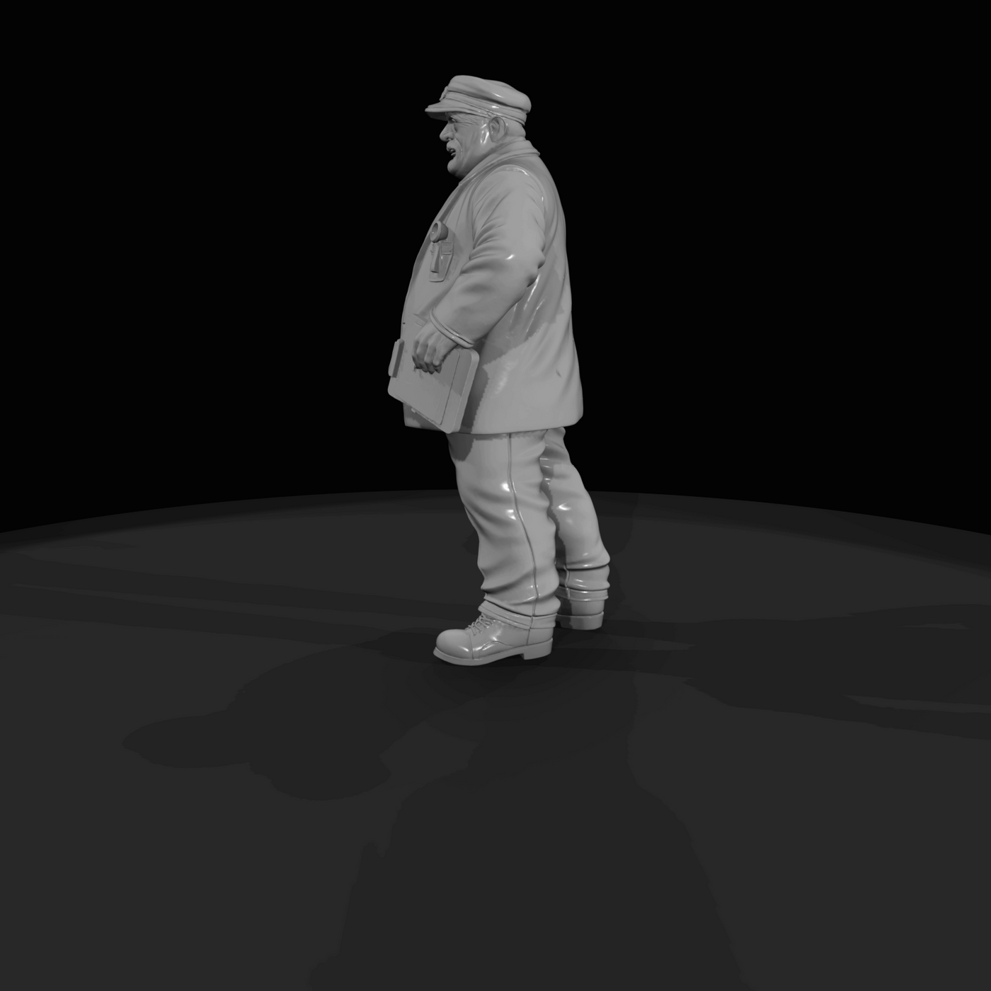 railroad personnel roundhouse foreman (1950s)