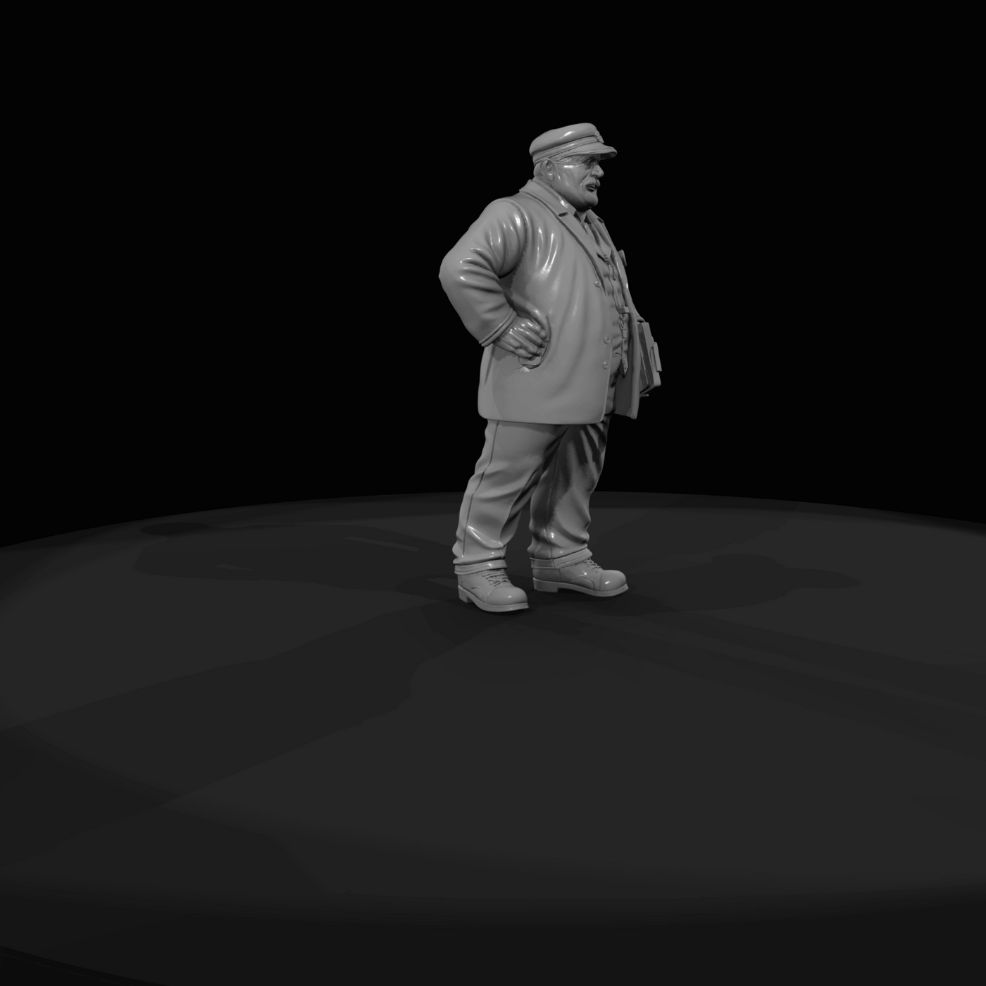 railroad personnel roundhouse foreman (1950s)