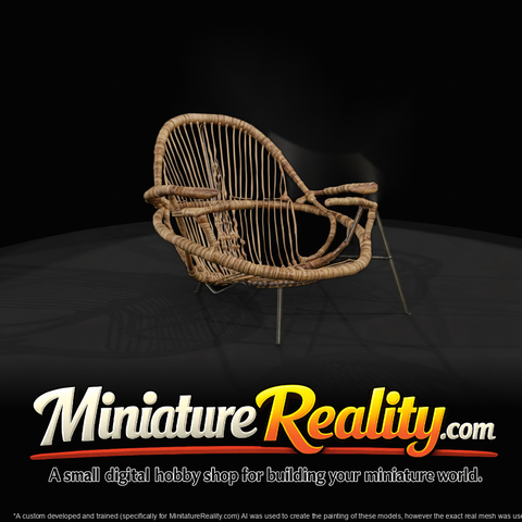 Rattan Armchair (Miniature)