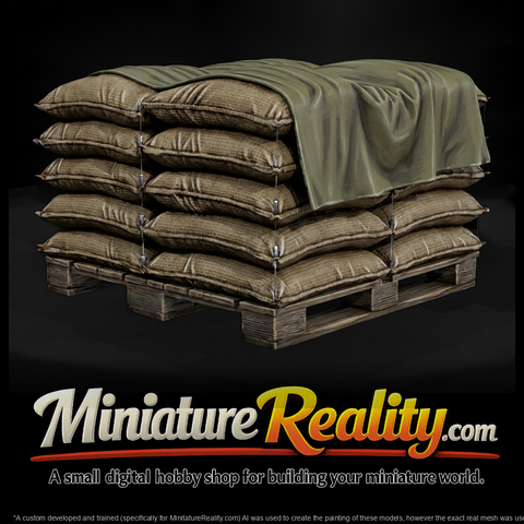 realistic stacked woven sacks on pallet 3d model nwKAGxsk
