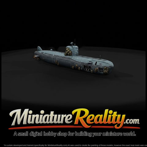 Sunken Military Submarine
