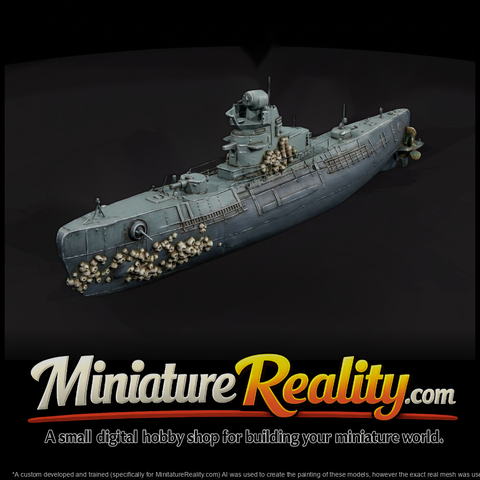 Sunken WWII Submarine