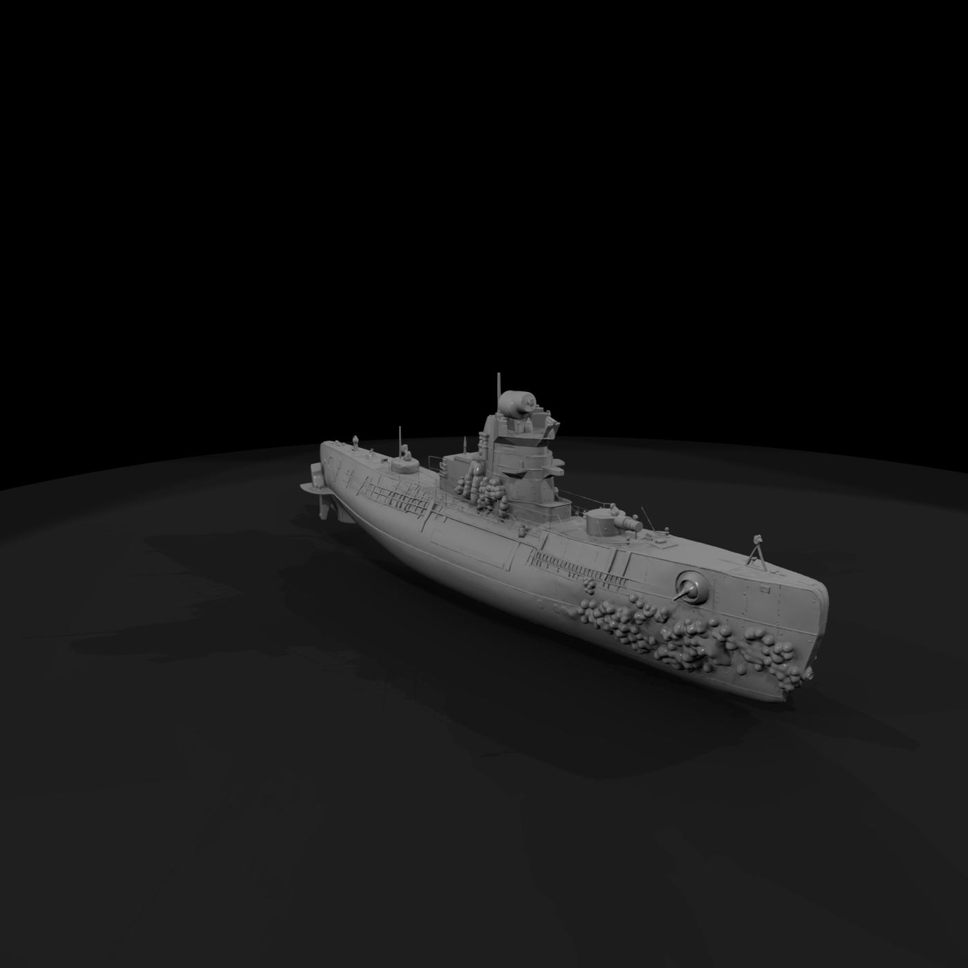 Sunken WWII Submarine