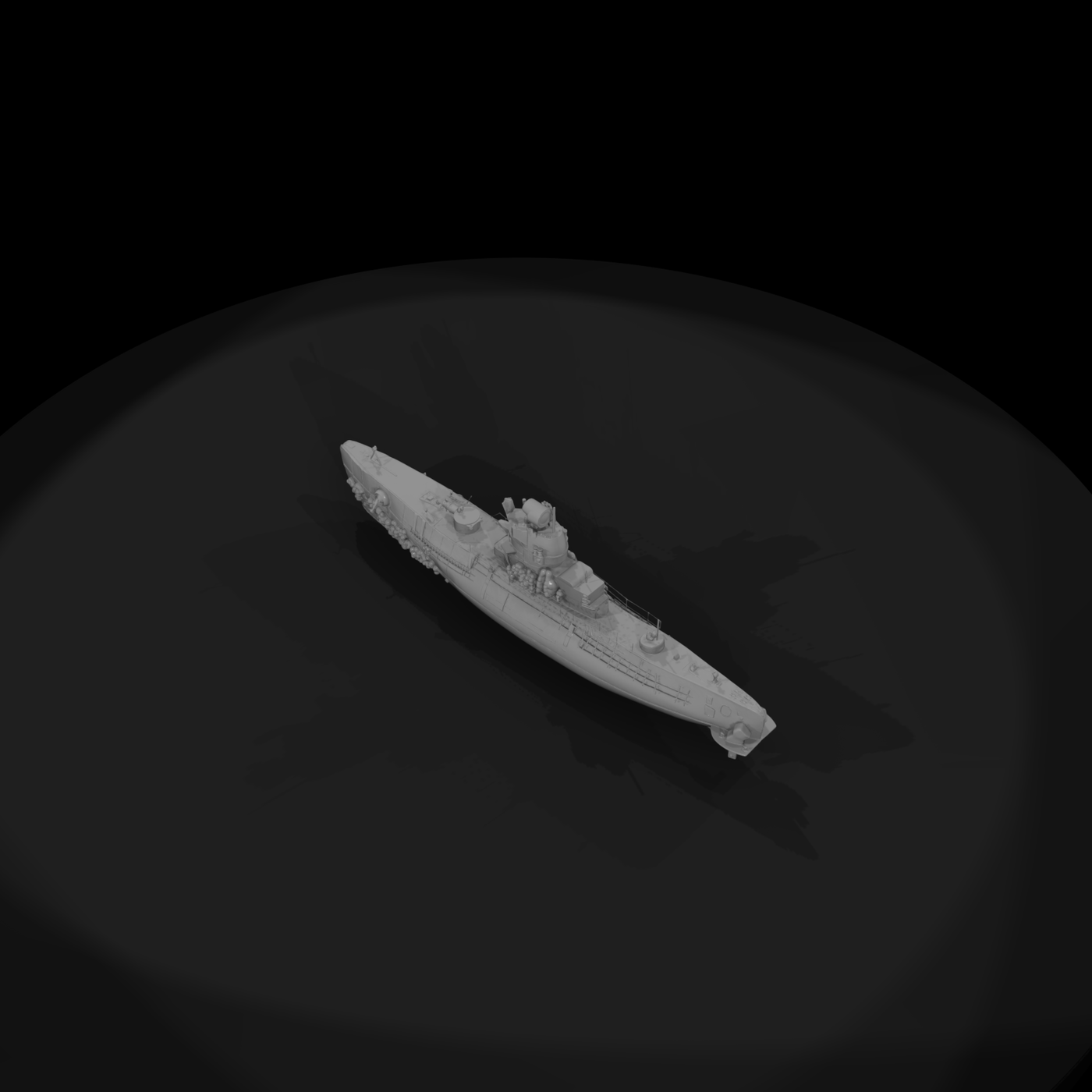 Sunken WWII Submarine