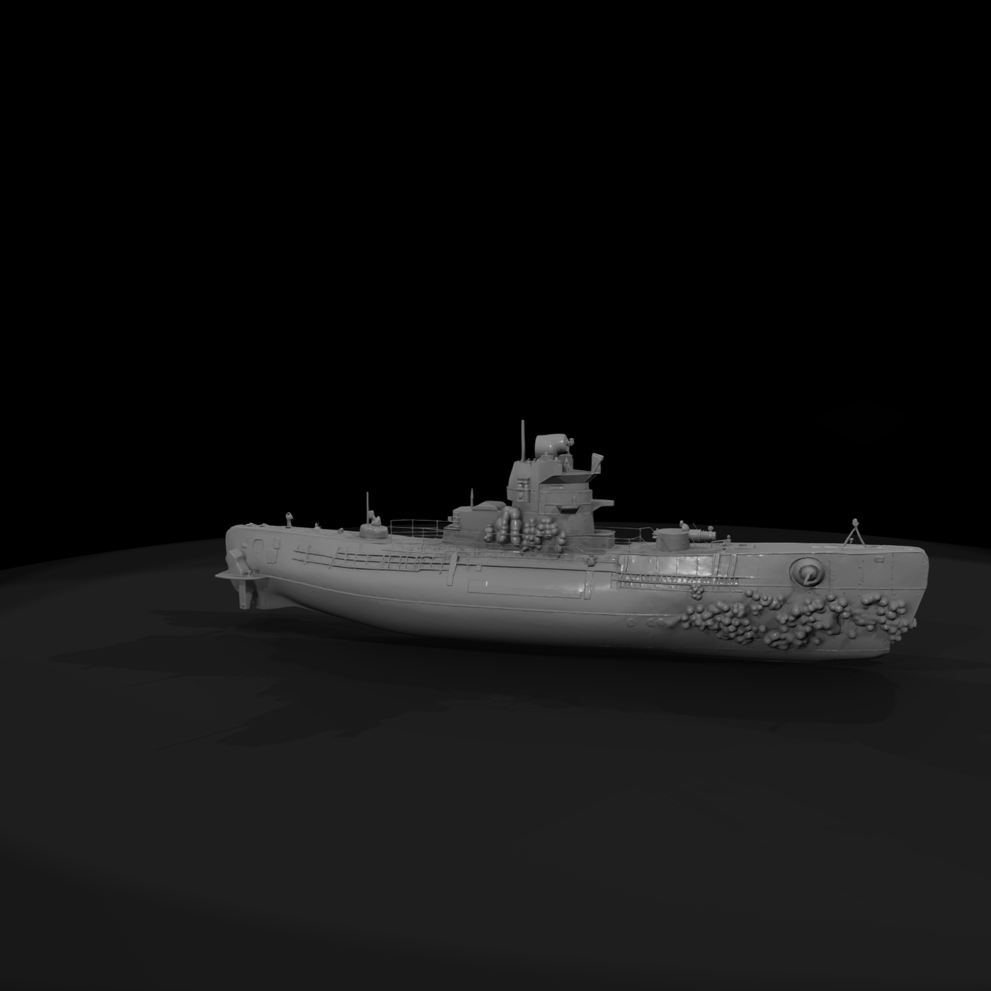 Sunken WWII Submarine