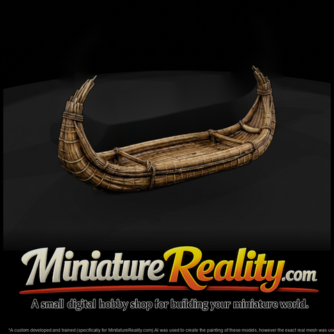 Traditional Reed Canoe