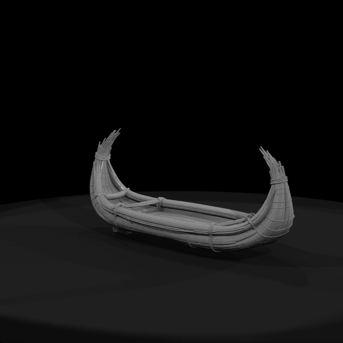 Traditional Reed Canoe
