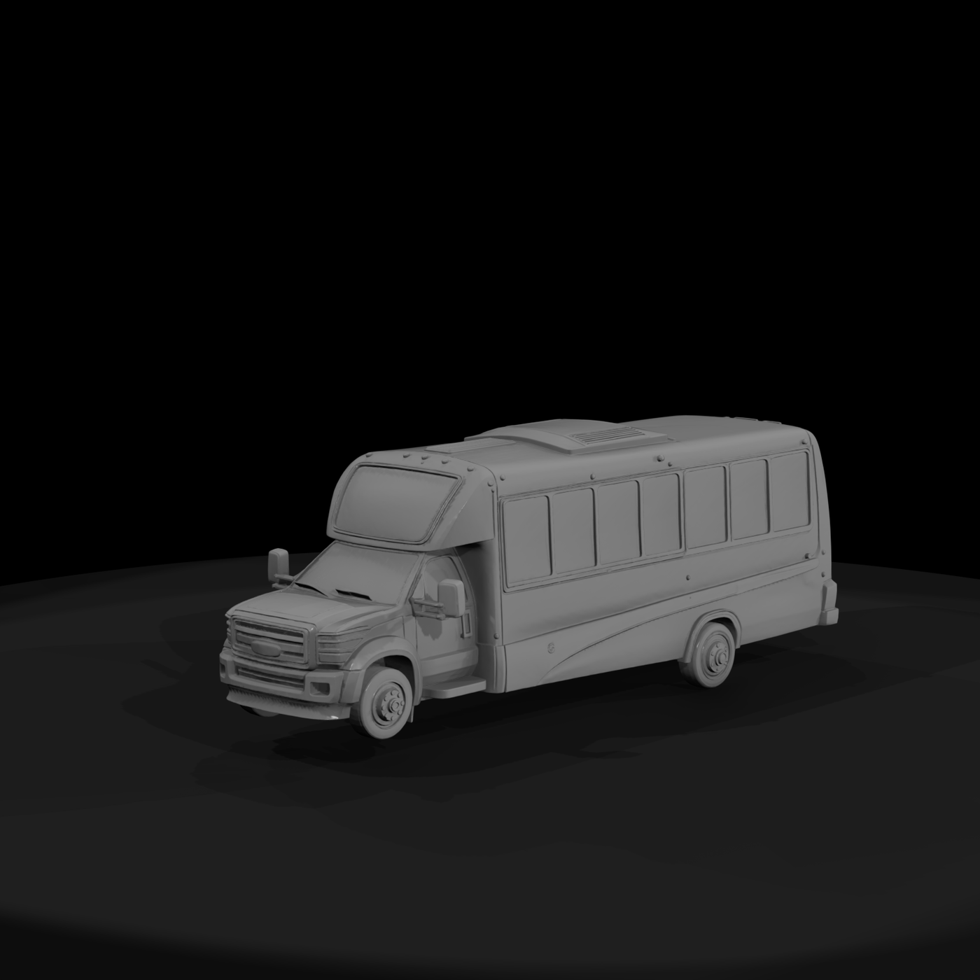 Compact Mini Shuttle Bus