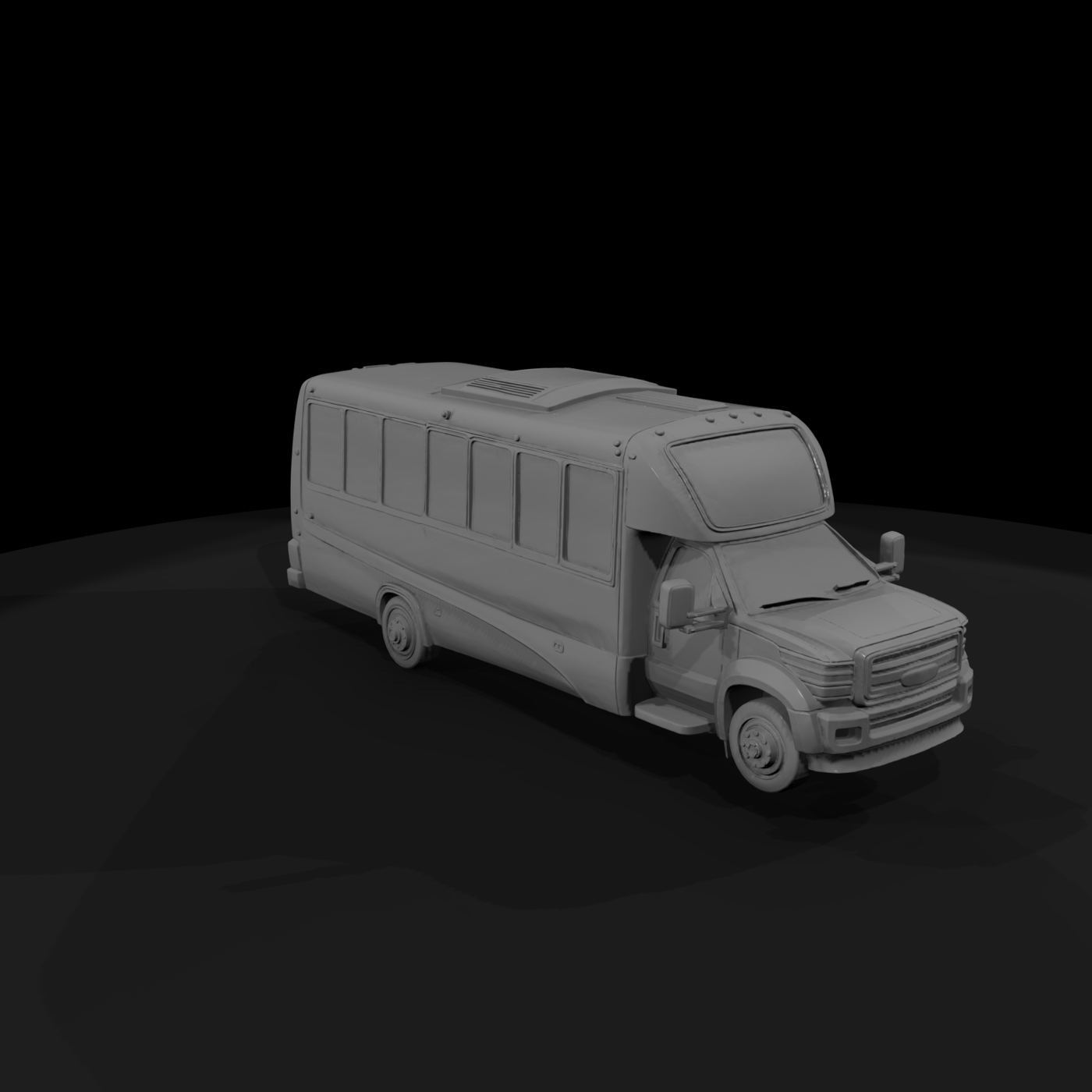 Compact Mini Shuttle Bus