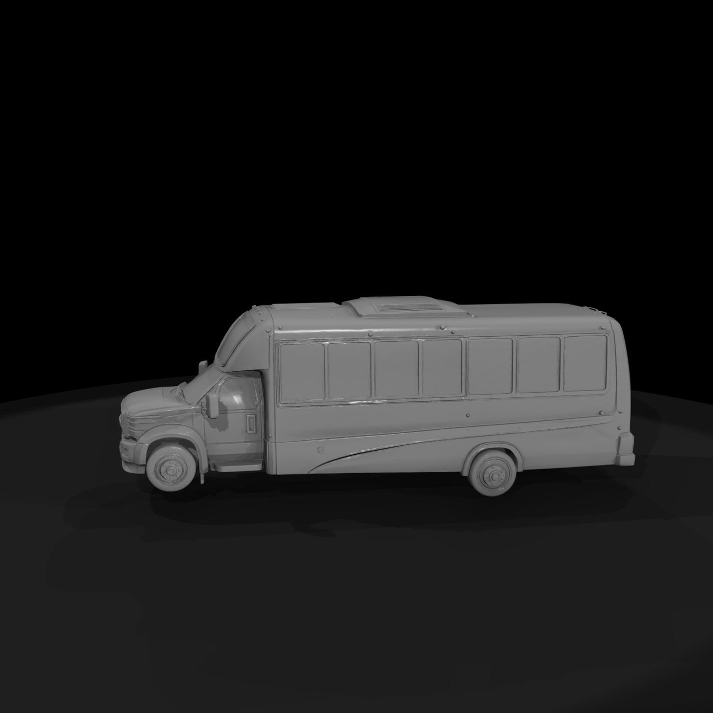 Compact Mini Shuttle Bus