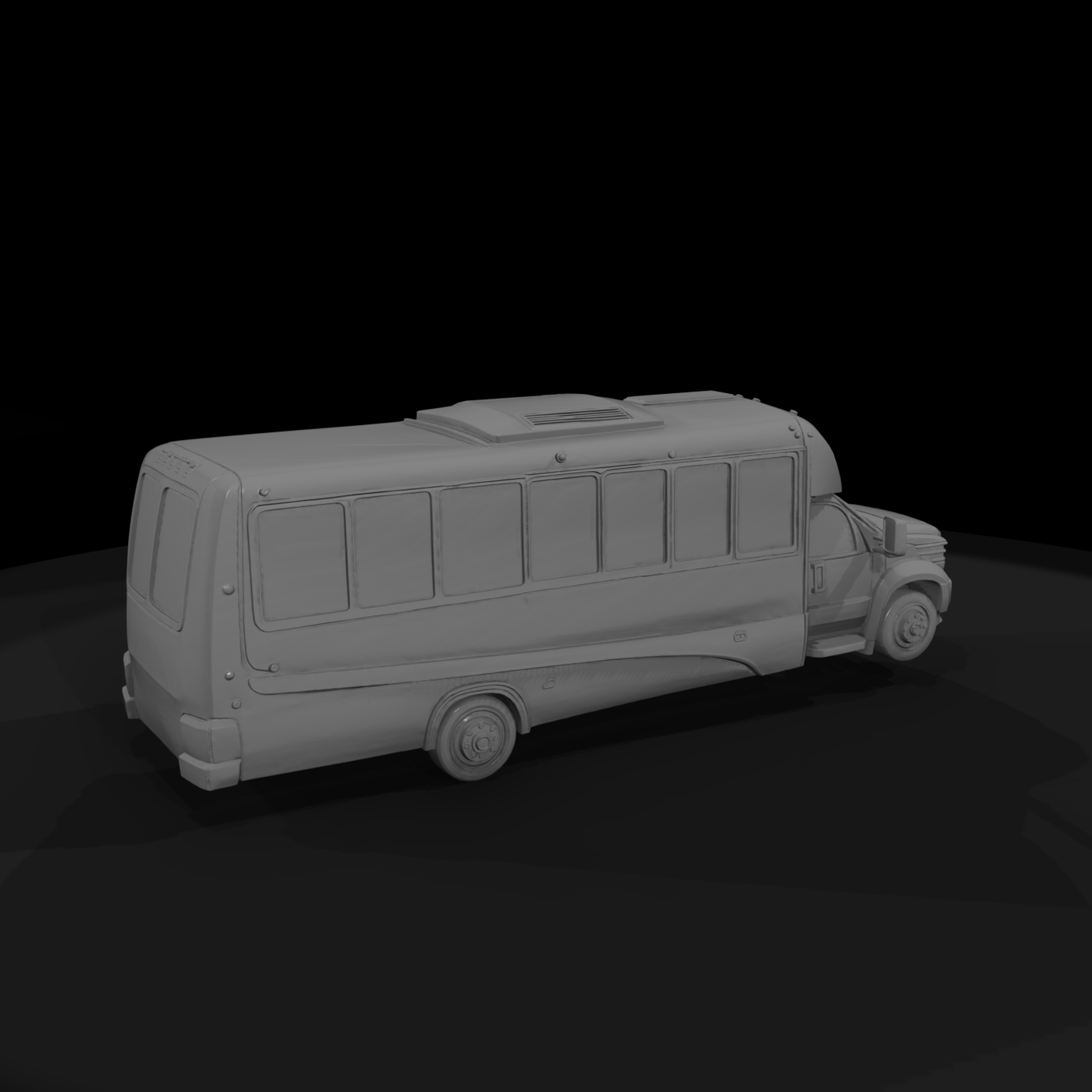 Compact Mini Shuttle Bus